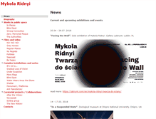 Tablet Screenshot of mykolaridnyi.com